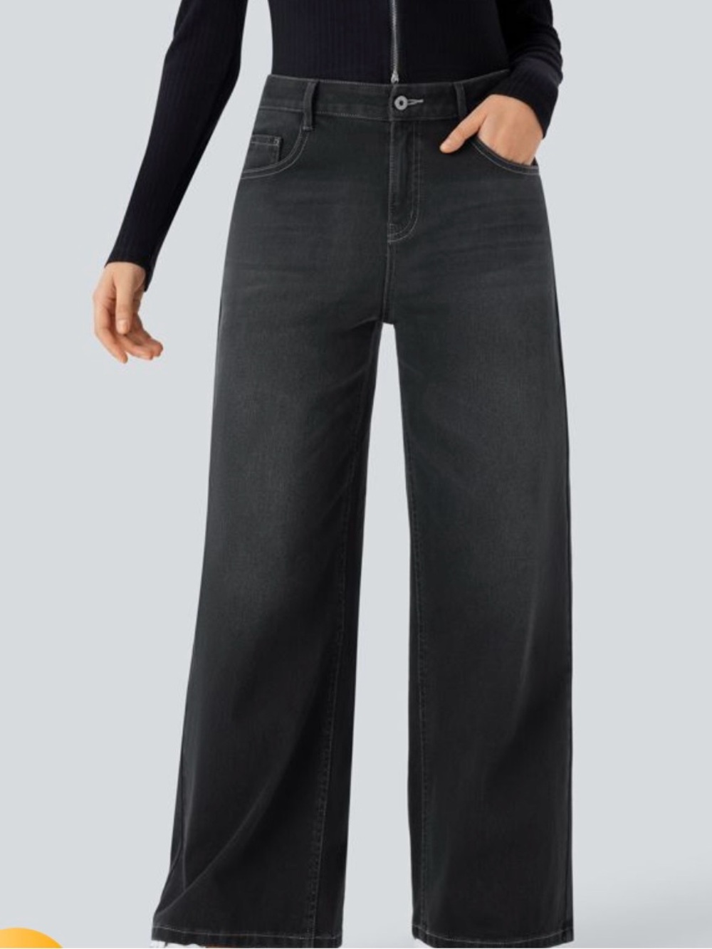 NWOT HALARA Flex Dirty Black Jeans
